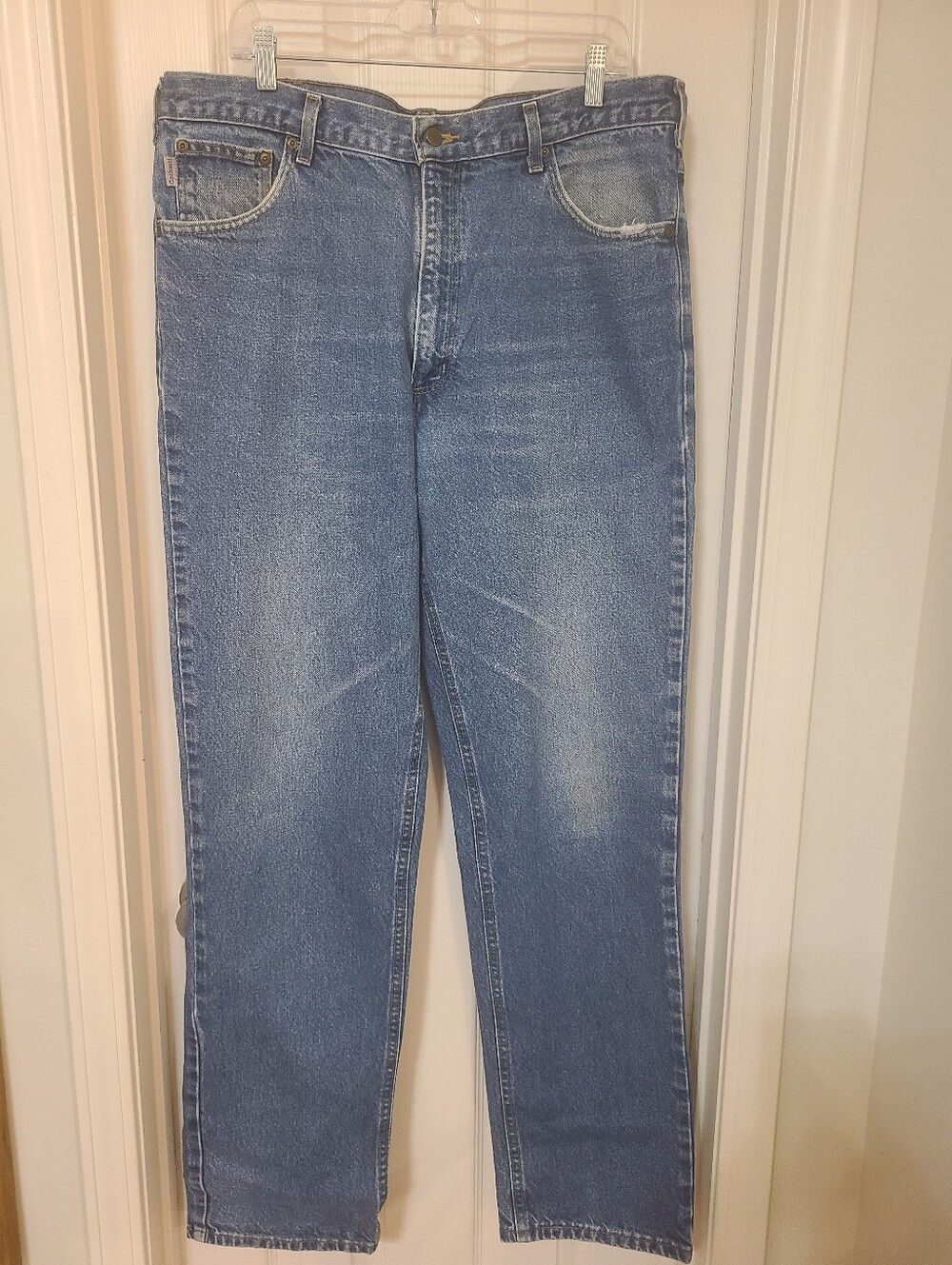 Carhartt Classic Men’s Blue Denim Jeans - Casual Straight Fit